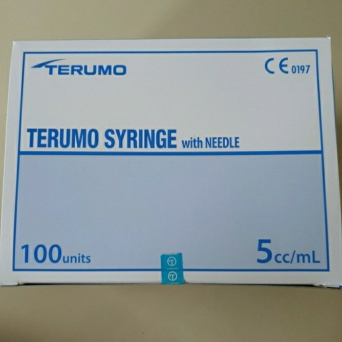 syringe 5 ml terumo spuit 5 CC terumo sunt 5 CC terumo isi 100 pcs