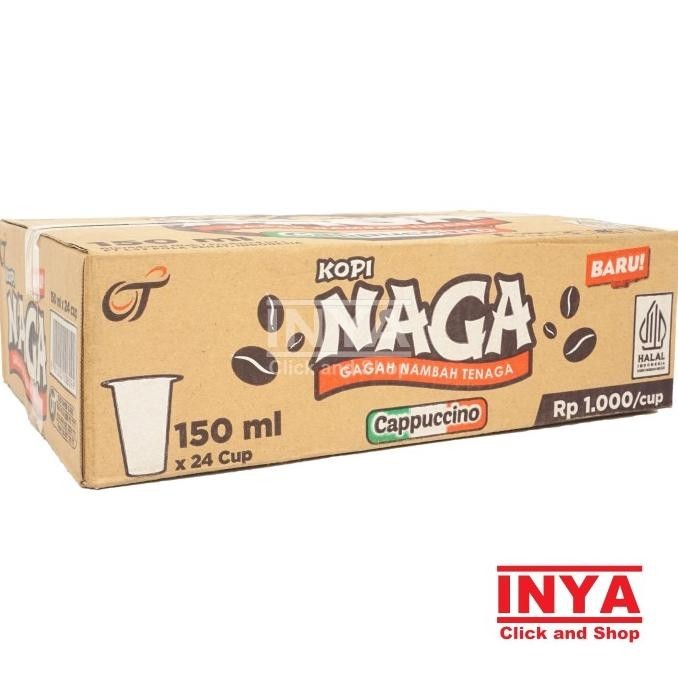 

Kopi Naga Cappuccino 24x150ml - Kopi Kemasan - Soft drink