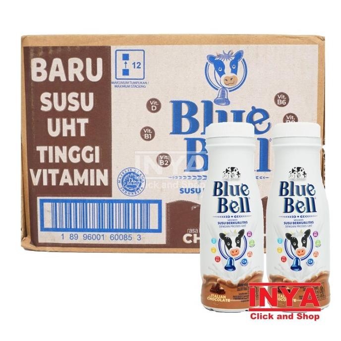 

Blue Bell Susu UHT Italian Chocolate 12x200ml BOX - Minuman Susu