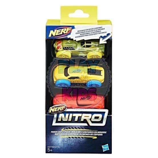 

Ready Nerf Nitro Foam 3 Car Original Hasbro. Mainan Mobil-mobilan