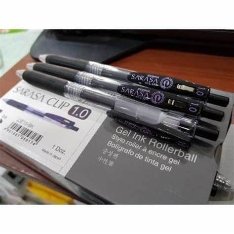 

Ready ball point pulpen zebra sarasa clip gel - hitam,biru termurah