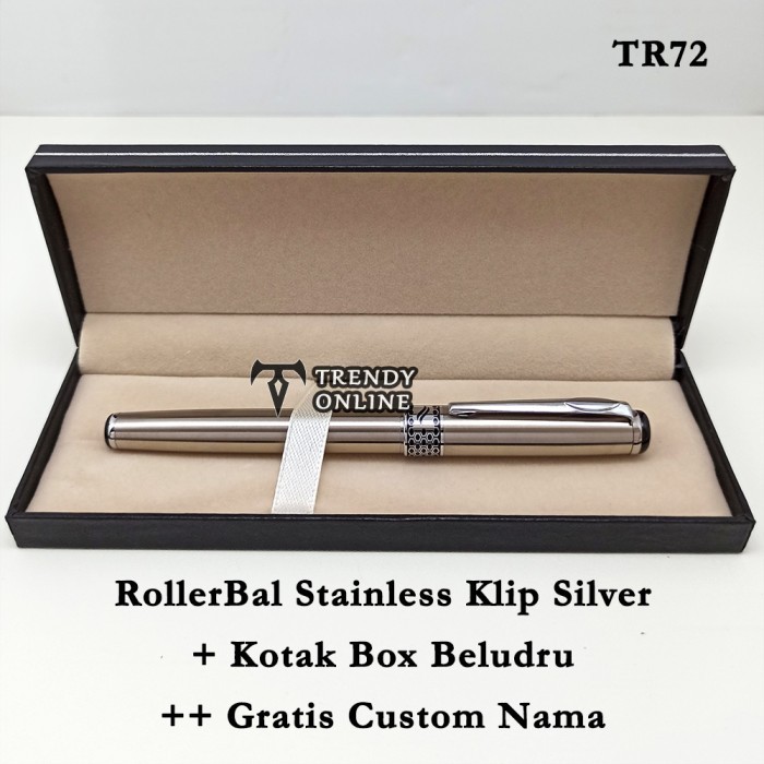 

Ready Pulpen Exclusif Roller Ball TR72 dan Box, FREE Cetak Nama Custom