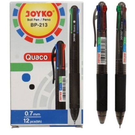 

Ready Pulpen / pen / Balpoint Joyko 4 Warna BP-213 Quaco