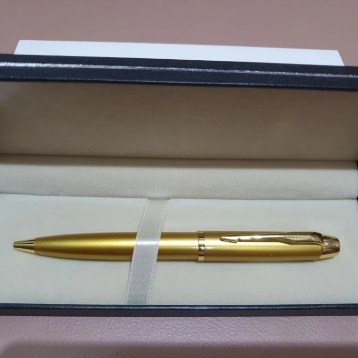 

Ready Pulpen Parker Sonnet TW Full Gold Klip Emas + Free Grafir Nama + Box