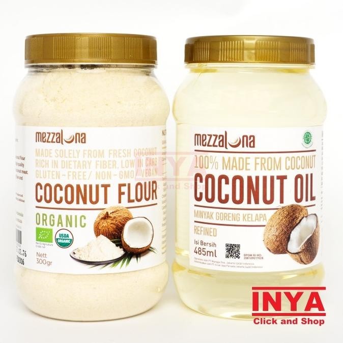 

MEZZALUNA Organic Coconut Oil 100% Made from Coconut 485ml - Minyak Goreng Kelapa