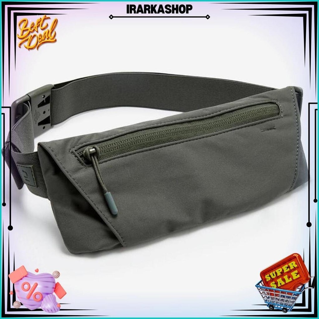 Decathlon Kalenji Tas Pinggang Olahraga - Khaki - 8669125 *** Sale