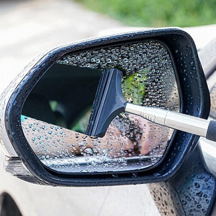 Tongkat Wiper Spion Anti Air Kabut / Alat Pembersih Kaca Spion Mobil