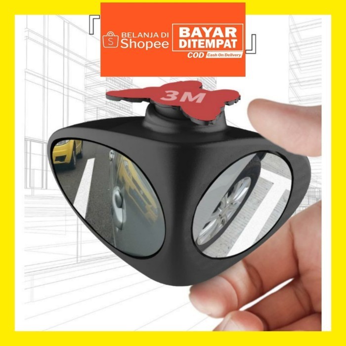 Kaca Spion Cembung Wide Angle 360 Derajat Blind Spot Mobil