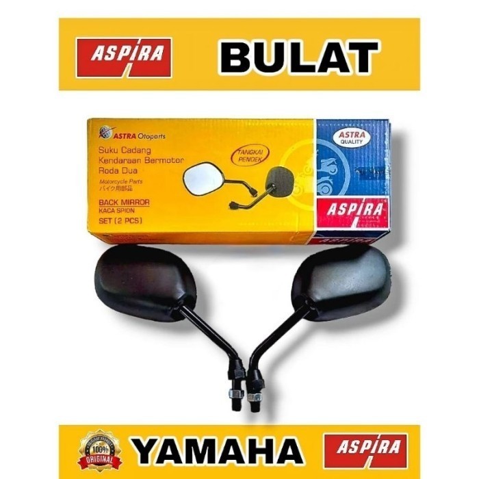 Sepasang 2 Buah Kaca Spion Motor Yamaha Mio Xride Fino Aspira