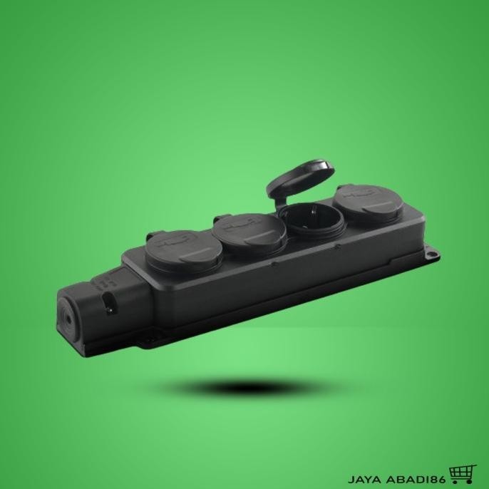 Stop Kontak Kabel Extension Outdoor Ip54 16A 250V Eu - 4 Soket