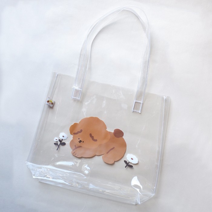 Tas Pvc Totebag Wanita Tas Mika Tas Plastik Transparan Shopping Bag