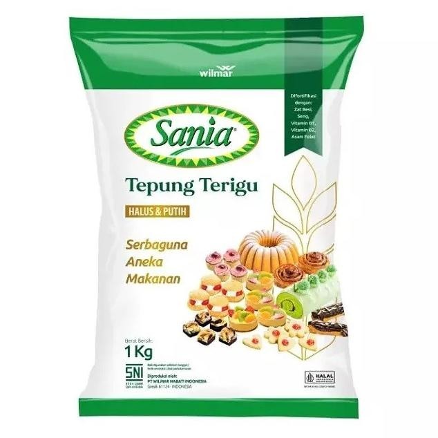 

Sania Tepung Terigu Serbaguna 1 Kg Protein Sedang All Purpose Flour