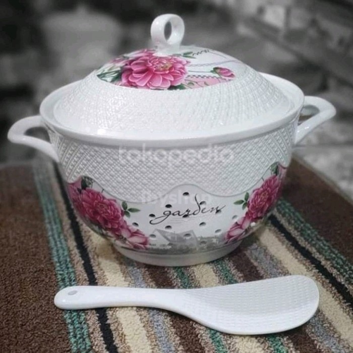 WADAH NASI FIORENZA/SANGKU NASI KERAMIK 23 CM