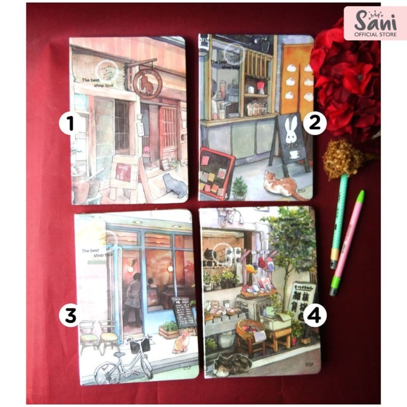 

Sani | Buku Diary Notes / Diary Notebook Fancy Hardcover - Travel & Note (ATK)
