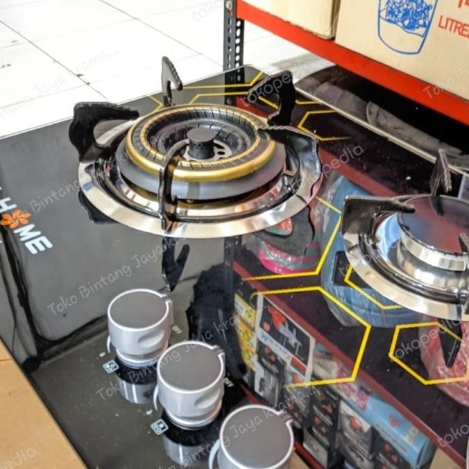 [Baru] Kompor Gas Tanam/Duduk 3 Tungku Welhome Lagecy