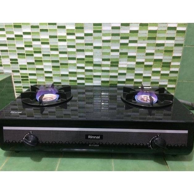 [Promo] Kompor Gas 2 Tungku Rinnai Ri712Gab Ri 712 Gab Ri-712Gab