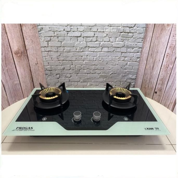 [Ready] Kompor Tanam Progas 2 Tunggku Elegan/ Tungku Bisa Di Angkat