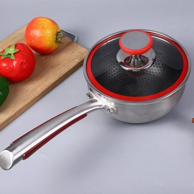 [Promo] [Ms] Panci Honeycomb Stainless Steel 316 / Panci Susu Anti