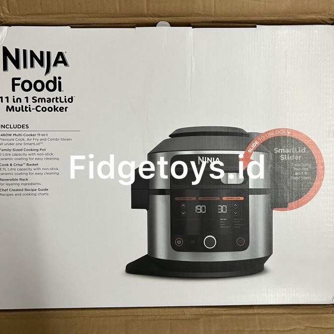 [Ready Stock] Ninja Foodi 11-In-1 Smartlid Multi-Cooker 6L Electric Pressure Cooker