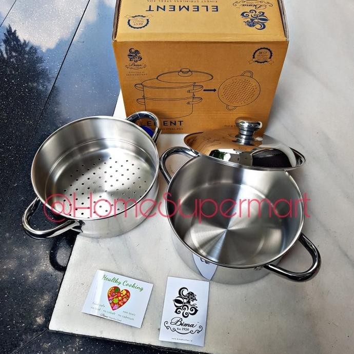 [Ready] Bima Element Wajan Penggorengan Sauce Pan Saucepot Stainless Steamer