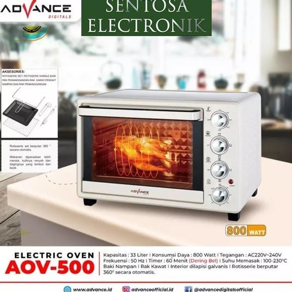 [Promo] Oven Listrik Advance Aov-500 / Oven Listrik Kapasitas Besar 33 Liter