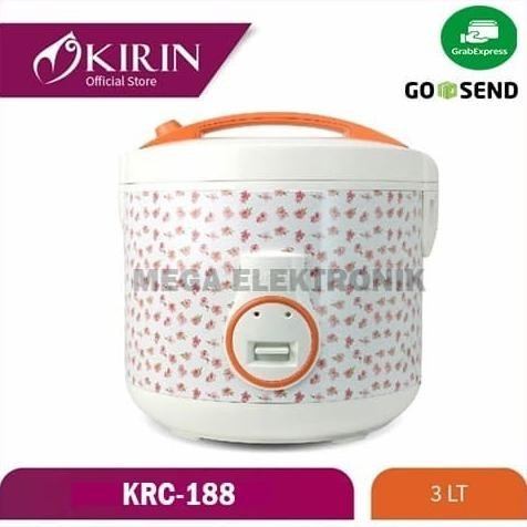 [Promo] Kirin Krc-188 Rice Cooker Krc-188Wh - 3 Liter