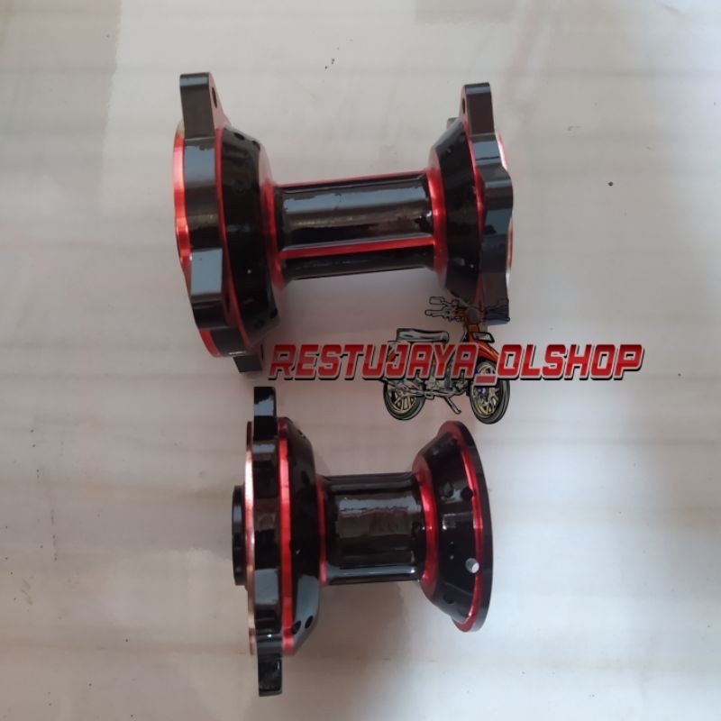 TROMOL KLX 150 SET DEPAN BELAKANG TROMOL DEPAN BELAKANG KLX 150 SET RED BLACK