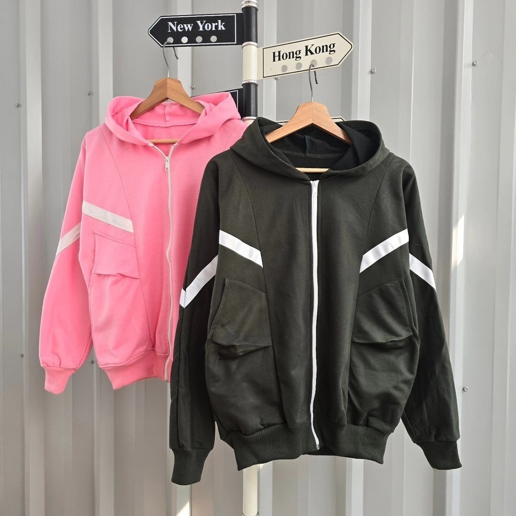 ( isi 2 pcs) Baju couple pasangan terbaru YONA ZIPER / sweater couple pasangan / hoodie couple pasan