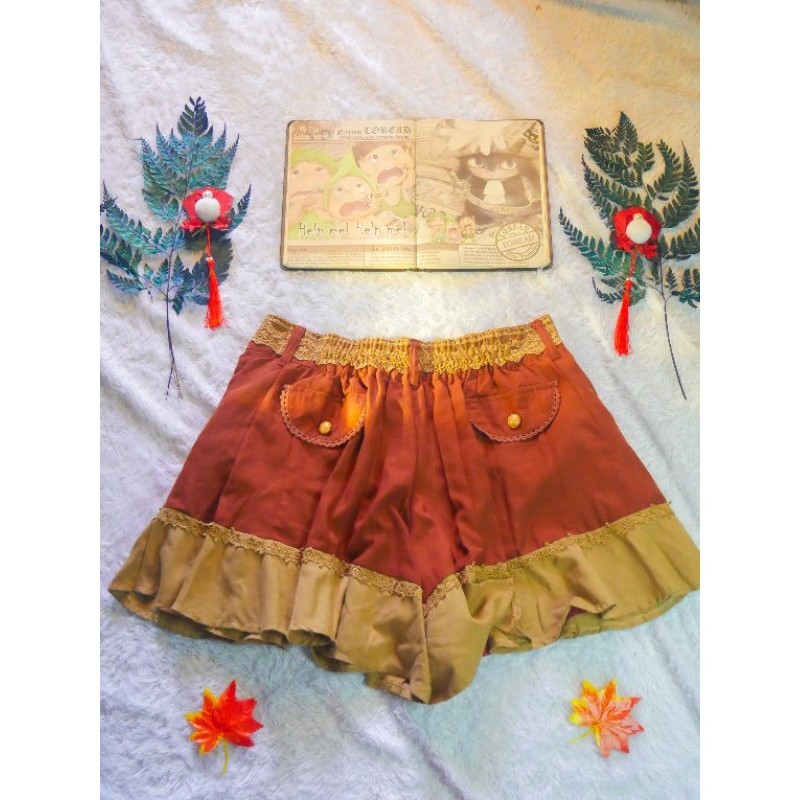 Rok Celana Kawai Axes Femme Vintage Retro