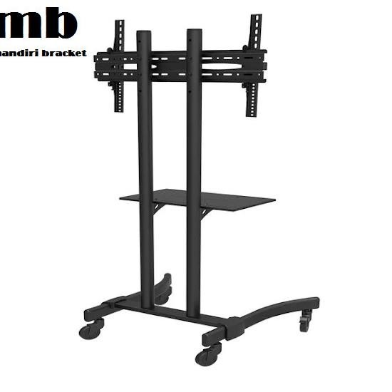 [New] Bracket Tv Led Lcd Stand 30"-60" Roda Led Tv Stand Ts-01 Digimedia