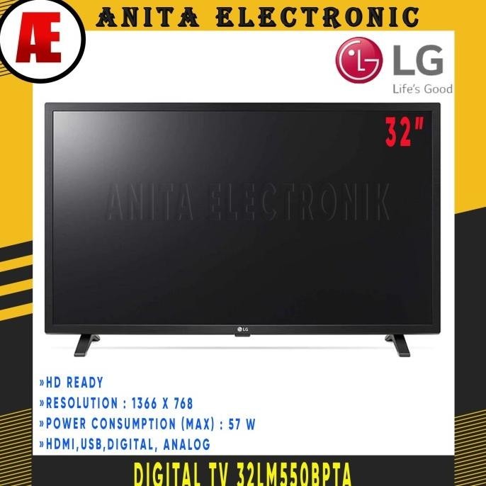 [Garansi] Tv Lg 32" Digital Tv Usb Movie 32Lm550Bpta 32Lm55