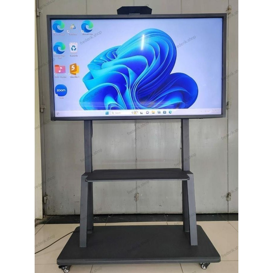 [Ready Stock] Tv Touchscreen 50" Inch + Standing Bracket Non Mini Pc - Interactive Tv - Interaktif T