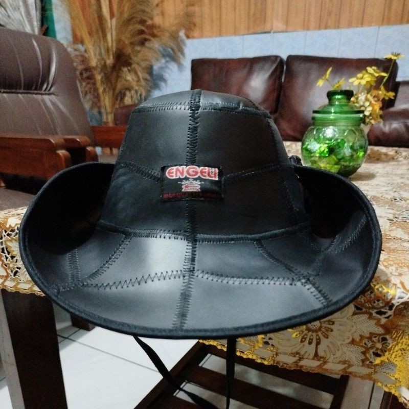 Topi Laken kulit asli / Topi pelindung panas