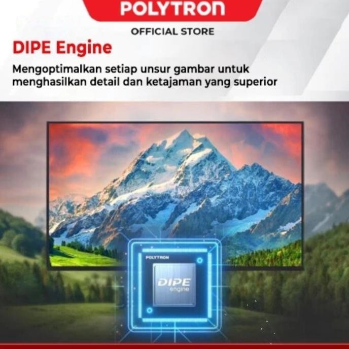 [Ready] Led Tv 32 Inch Polytron 32Tag5959 Smart Android Hd Speaker Tower Tv