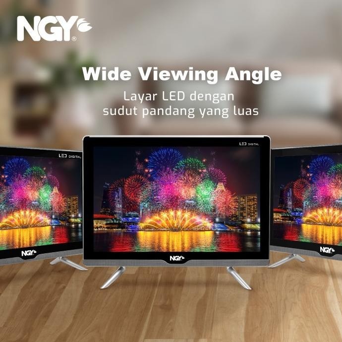 [Promo] Ngy Led Tv Digital Hd 19 22 In / Televisi Hdmi Usb | 1908 2208 Nagoya