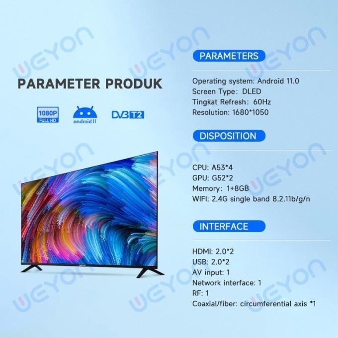 [Garansi] Terjamin Sakura Tv Led 43/40/32 Inch Tv Murah Hd Televisi Kode 1016