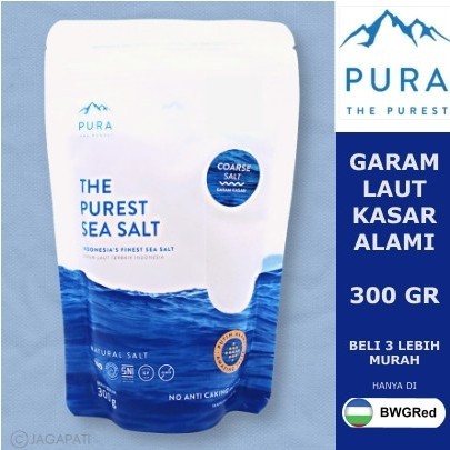 

Pura - Purest Sea Kasar - Garam Laut Kasar - 300 Gram