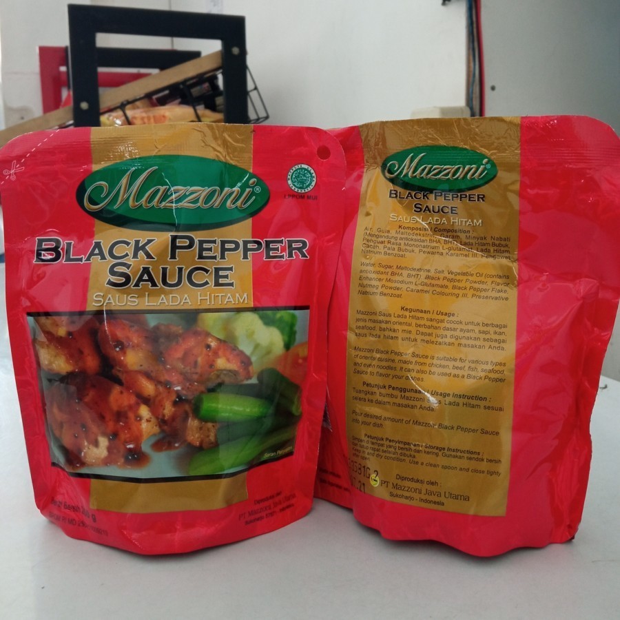 

mazzoni black pepper sauce 250 gr