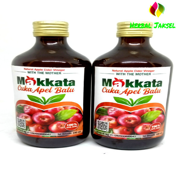

cuka apel makkata original - cuka apel batu malang 330 ml K02