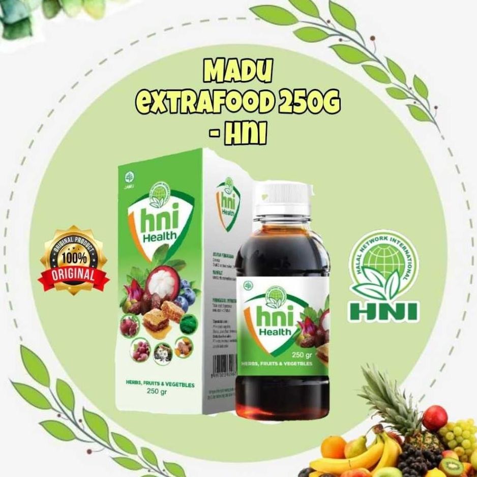 

Extrafood Hpai | Madu Buah Sayur Sehat 250G Hni