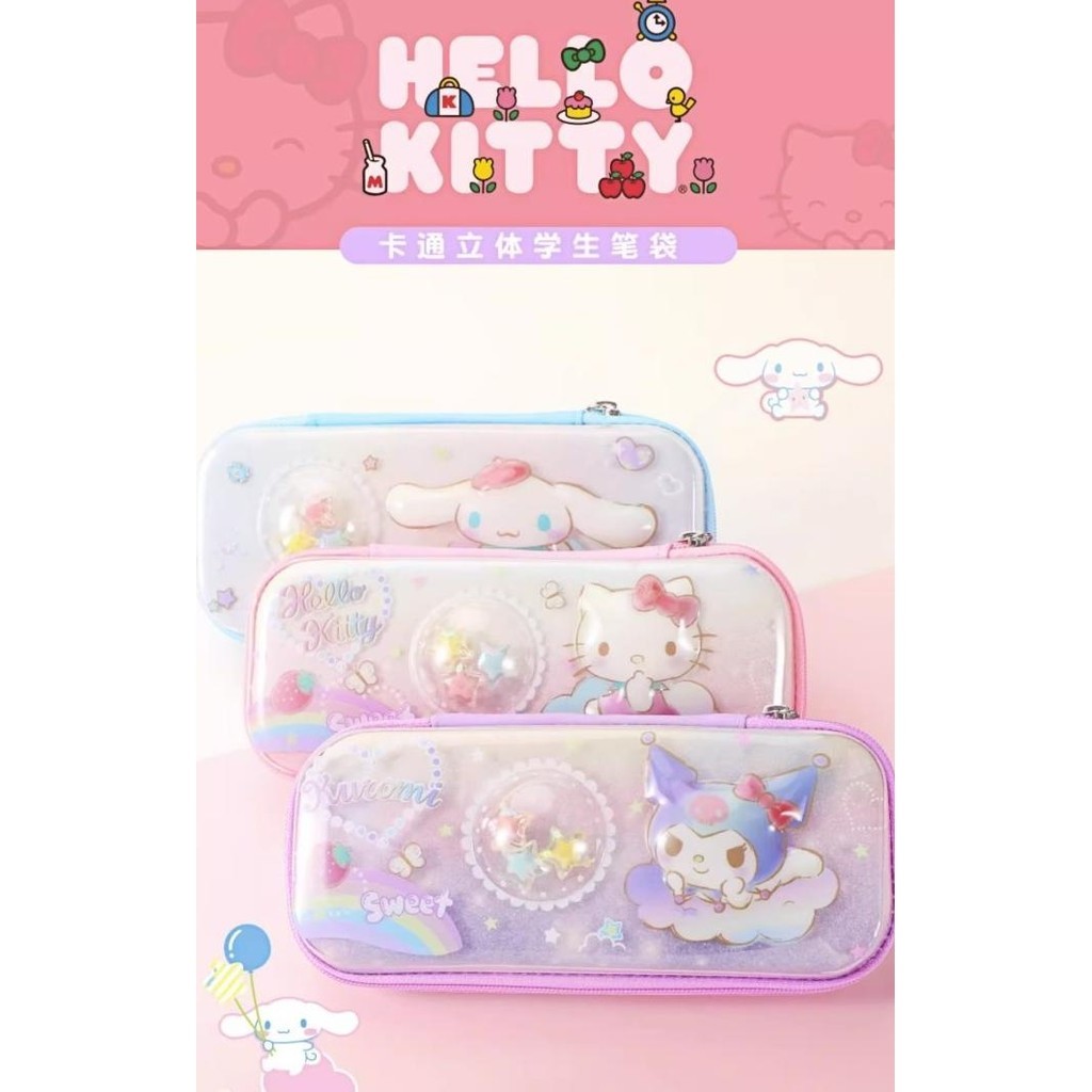 

NEW Kotak pensil pencil organizer - sanrio kuromi melody cinnamoroll ( OTH