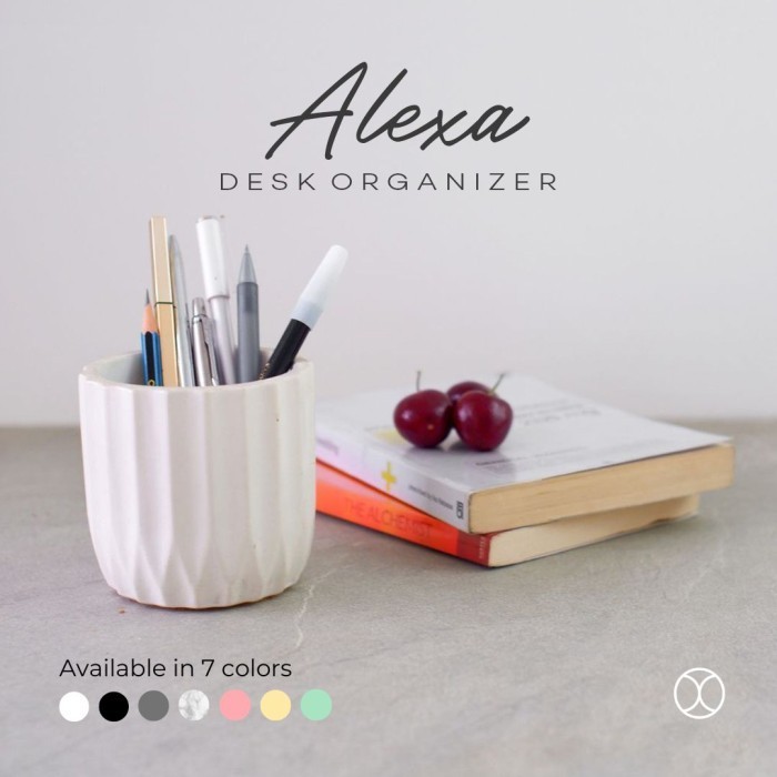 

CONCREATE DESK ORGANIZER ALEXA 8 CM / STATIONERY ORGANIZER / HOLDER