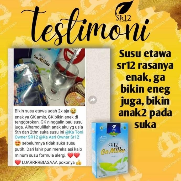 

NEW PRODUCT SR12!! GO MILKU SUSU KAMBING/GEMUK/MENINGKATKAN KECERDASAN LJ