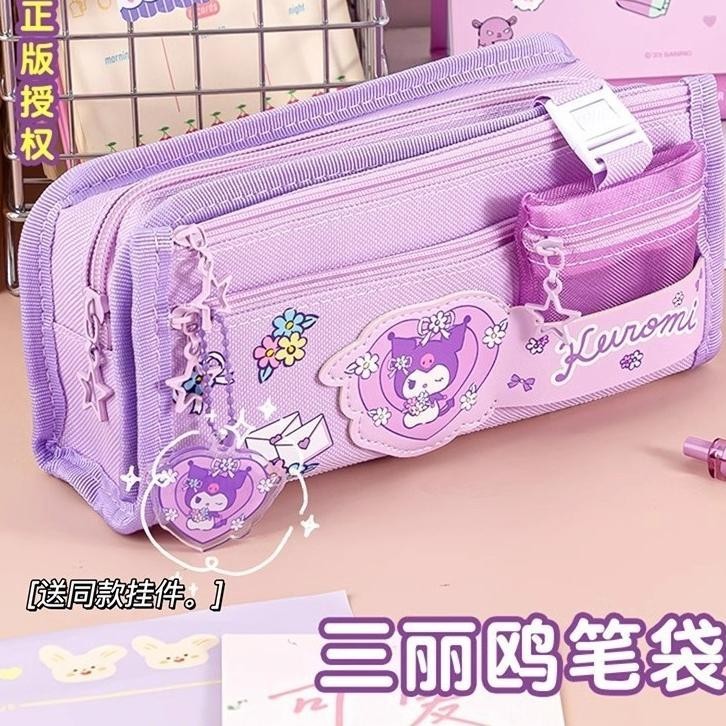 

Premium 2024 Tempat Pensil Cinnamoroll Baru Sanrio Anime My Melody Kuromi Penyimpanan Alat Tulis Siswa Perlengkapan Sekolah Ins Kawaii Hadiah Lucu Gratis Ongkir