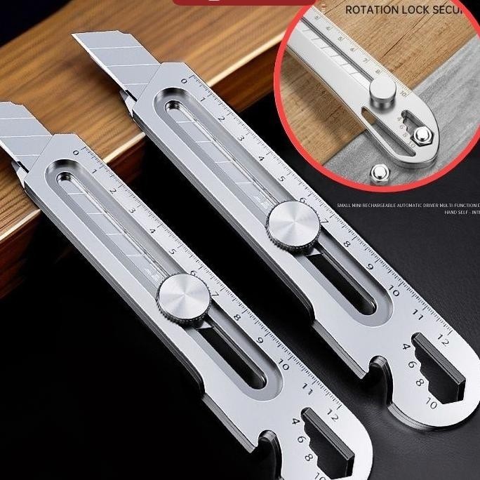 

Cod18Mm Cutter Besi Stainless Besar 10Pc Pisau Set Cutter Pisau Pemotong Kertas