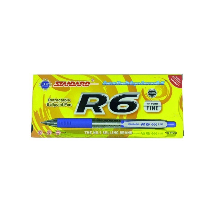 

NEW!! STANDARD PEN R6 BLACK / 12 PCS
