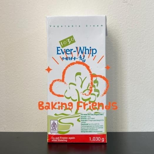 

Ever Whip Vegetable Cream 1030/Non Sugar Everwhip Whipping Cream Vegan