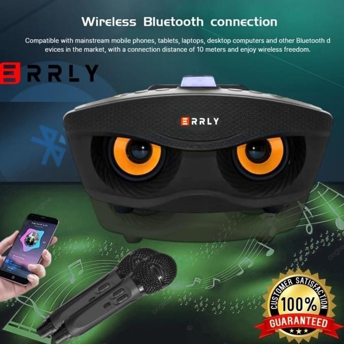 Sdrd Sd 306 Karaoke Speaker Bluetooth Wireless + Dual Microphone Sd306 Imanstoress