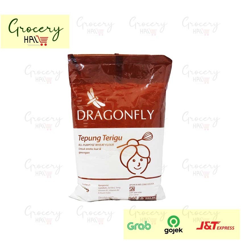 

TEPUNG TERIGU SERBAGUNA DRAGONFLY 1 KG
