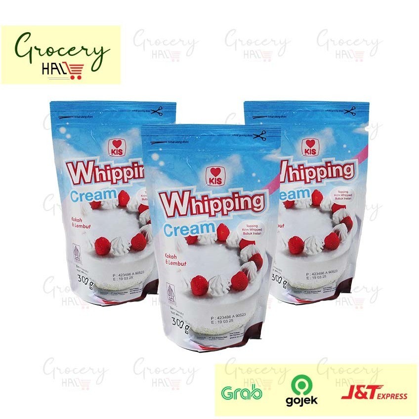 

KIS WHIPPING CREAM INSTANT 300 GRAM - WHIPPED CREAM BUBUK INSTANT